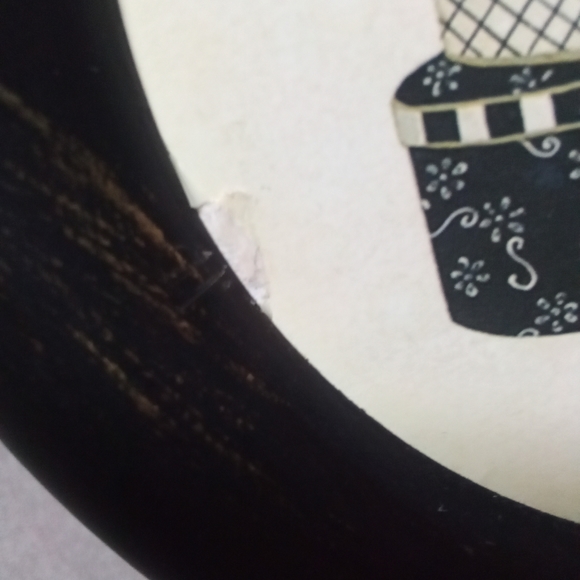 Decorative "Hats" & "Essentials" 10.5" Wall hanging 1930's aesthetic - Picture 10 of 10